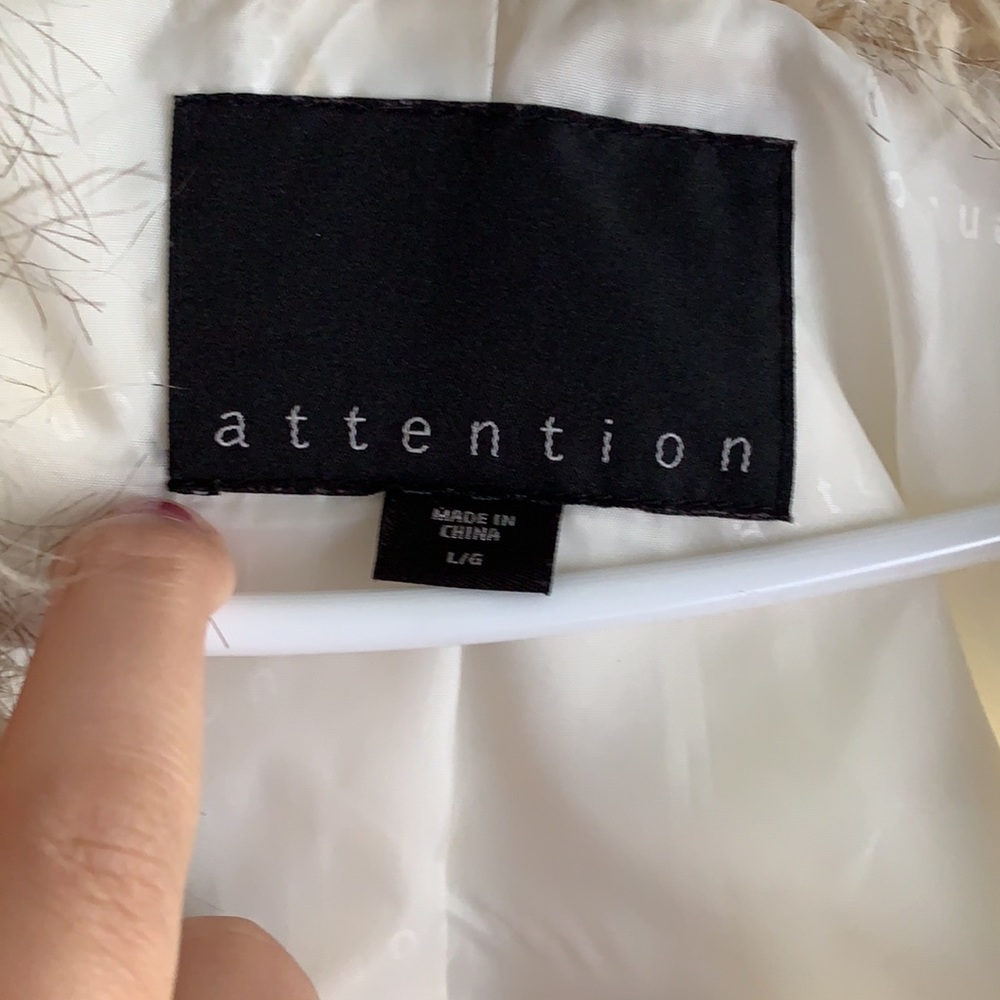 Jacket with faux fur trim - Picture 2 of 2